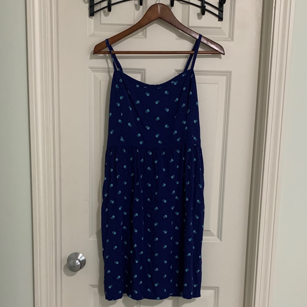 Old Navy Blue Floral Dress